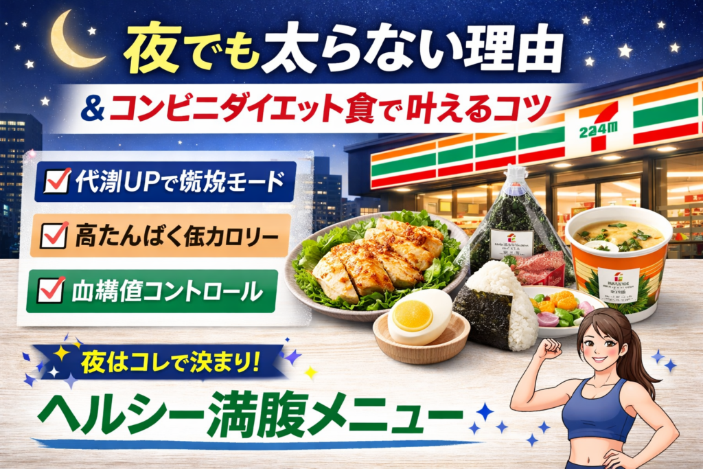 大阪市　淀川区 西淀川区 パーソナルジム 寺本メソッド セブンイレブンのダイエット向け食品と40代男性の食事管理