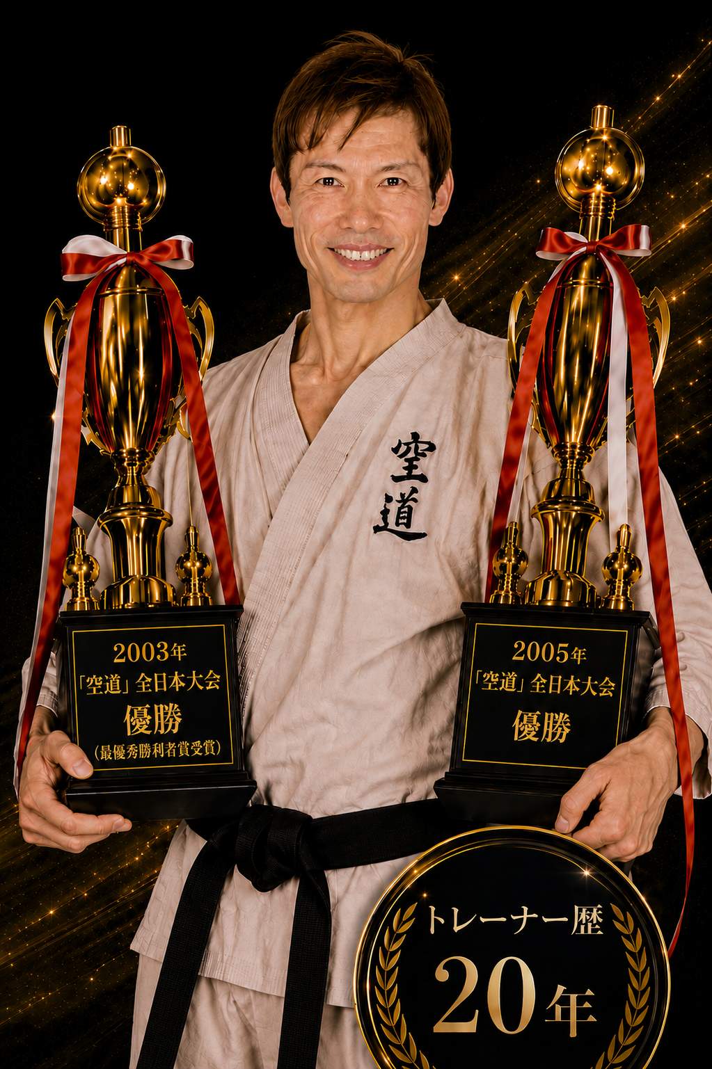 実践空手『空道』全日本大会2階級優勝 寺本正之